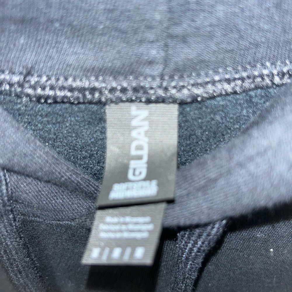 Black Graphic Hoodie- tennis- never used no tags - Picture 5 of 6